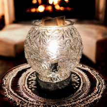 Load image into Gallery viewer, Elegant Art Glass Round Lamp Design Wax Melt Warmer  + **2 Free Wax Melt Packs** - Garden of Eden Pure Fragrance