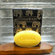 Load image into Gallery viewer, Goloka Nourishing Sandalwood Natural Soap 75g | Relaxing & Refreshing - Garden of Eden Pure Fragrance