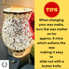 Load image into Gallery viewer, Stunning Mosaic Reflective Plug In Wax Melter  + **2 Free Wax Melt Packs** - Garden of Eden Pure Fragrance