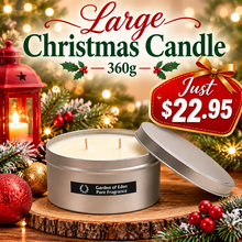 Load image into Gallery viewer, 🎄 Christmas Special! Large 360g Double Wick Soy Candle – Only $22.95 | Limited Stock!