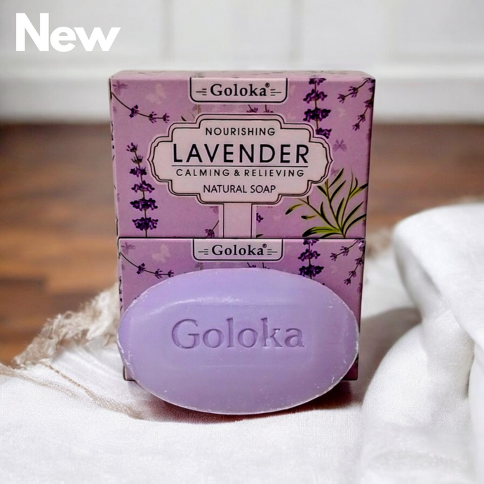 Goloka Nourishing Lavender Natural Soap 75g | Calming & Relieving