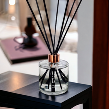 Load image into Gallery viewer, Classic Reed Diffuser Glass Bottle With Rose Gold Lid, 200ml - Highly Scented Fragrances - Garden of Eden Pure Fragrance