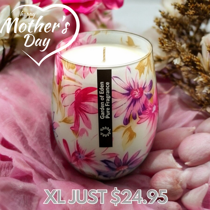 Daisy Jar, Single Wicked, X Large 450g Natural Soy Wax Candle