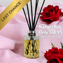 Load image into Gallery viewer, BUDGET BUY - Artisan Reed Diffuser Glass Bottle, 180ml