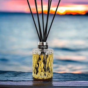 Artisan Reed Diffuser Glass Bottle, 180ml - Highly Scented Fragrance - Garden of Eden Pure Fragrance