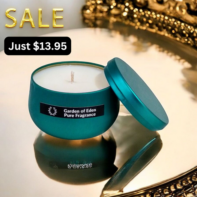 Emerald Green Elegance Candle, 200g Natural Soy Wax Candle Just $13.95