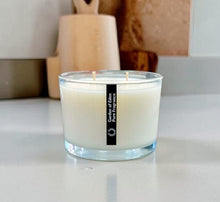 Load image into Gallery viewer, LIMITED TIME BUDGET BUY | Clear Shallow Glass Jar, Double Wicked, Natural Soy Wax Candle, 400g