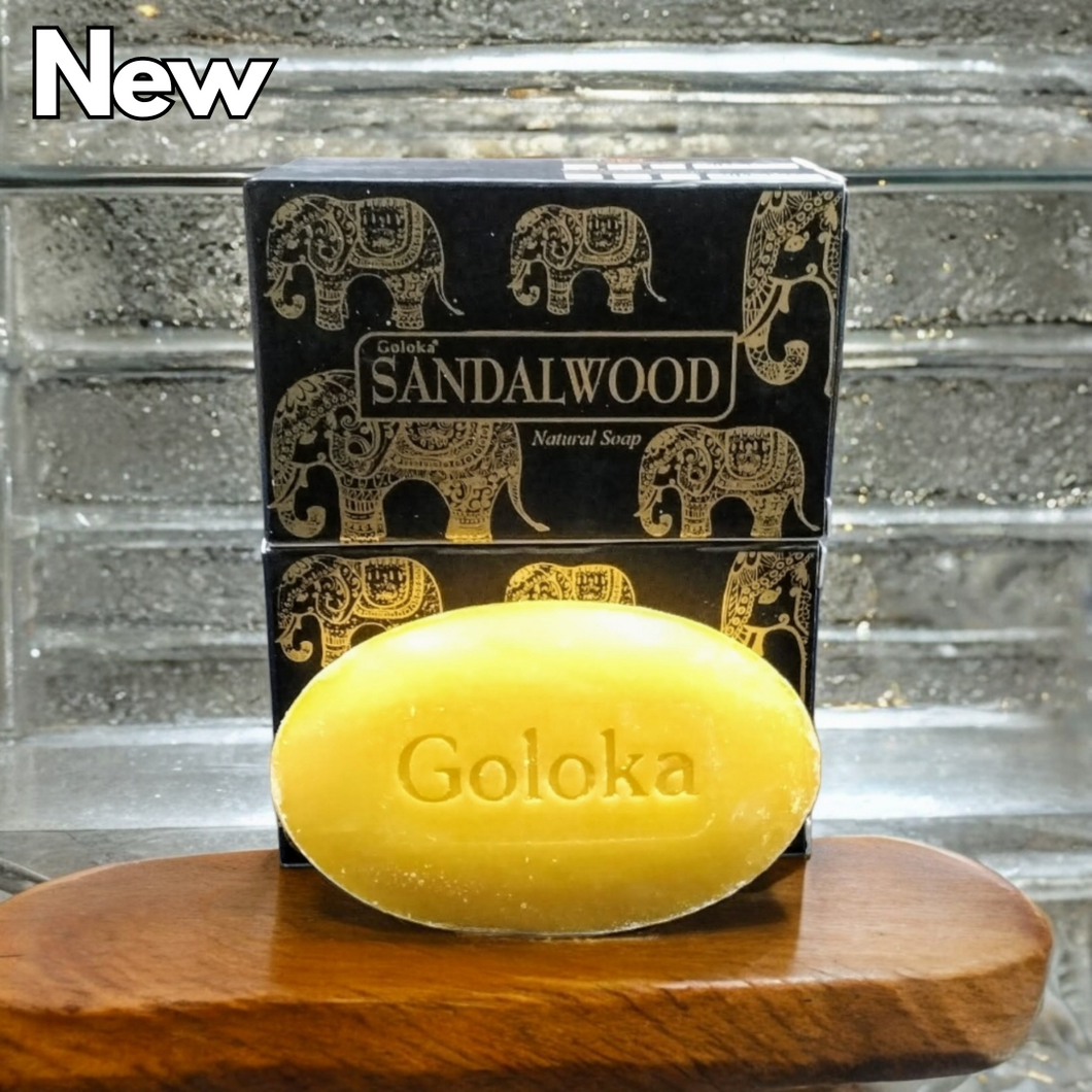 Goloka Nourishing Sandalwood Natural Soap 75g | Relaxing & Refreshing - Garden of Eden Pure Fragrance