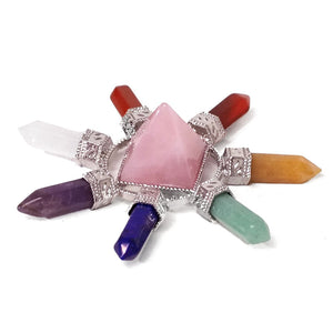 Roze Quartz Crystal Chakra Wheel - Garden of Eden Pure Fragrance